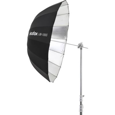Зонт параболический Godox UB-105S серебро/черный 105см
