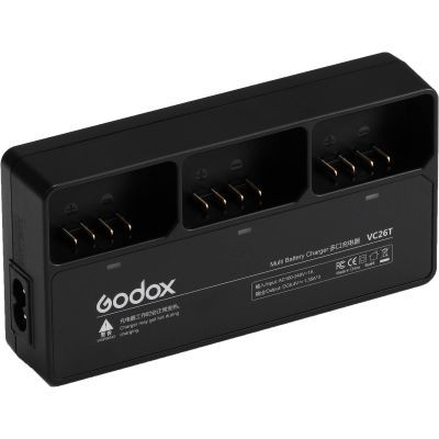 Багатофункціональний зарядний пристрій Godox VC26T для V1 / V860III / AD100Pro