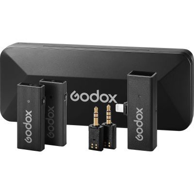 Микрофонная система Godox MoveLink Mini LT для 2 человек для iPhone с Lightning портом