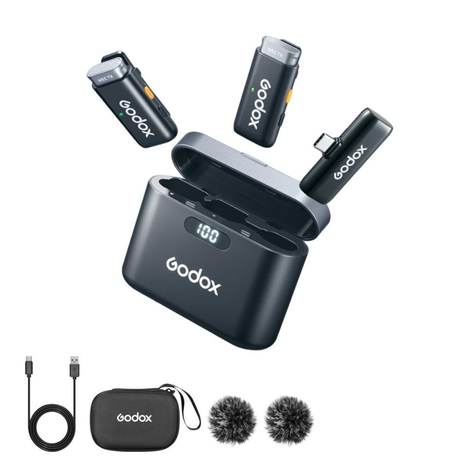 Мікрофонна система Godox WES 2 KIT2 Type-C для 2 осіб