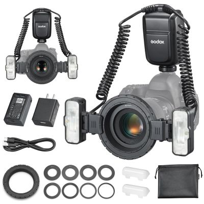 Би-полярная макровспышка Godox MF-T76C TTL для Canon