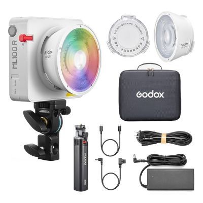 Набор Godox ML100R Kit 3 — Мультицветный Осветитель RBG Bi-Color ML100R с Сумкой и Аккумулятором-Ручкой