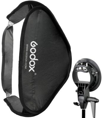 Софтбокс Godox Easy Box 80x80 см с Креплением для Накамерных Вспышек