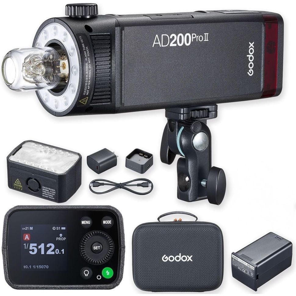 Спалах Портативний Godox AD200Pro II 200Дж
