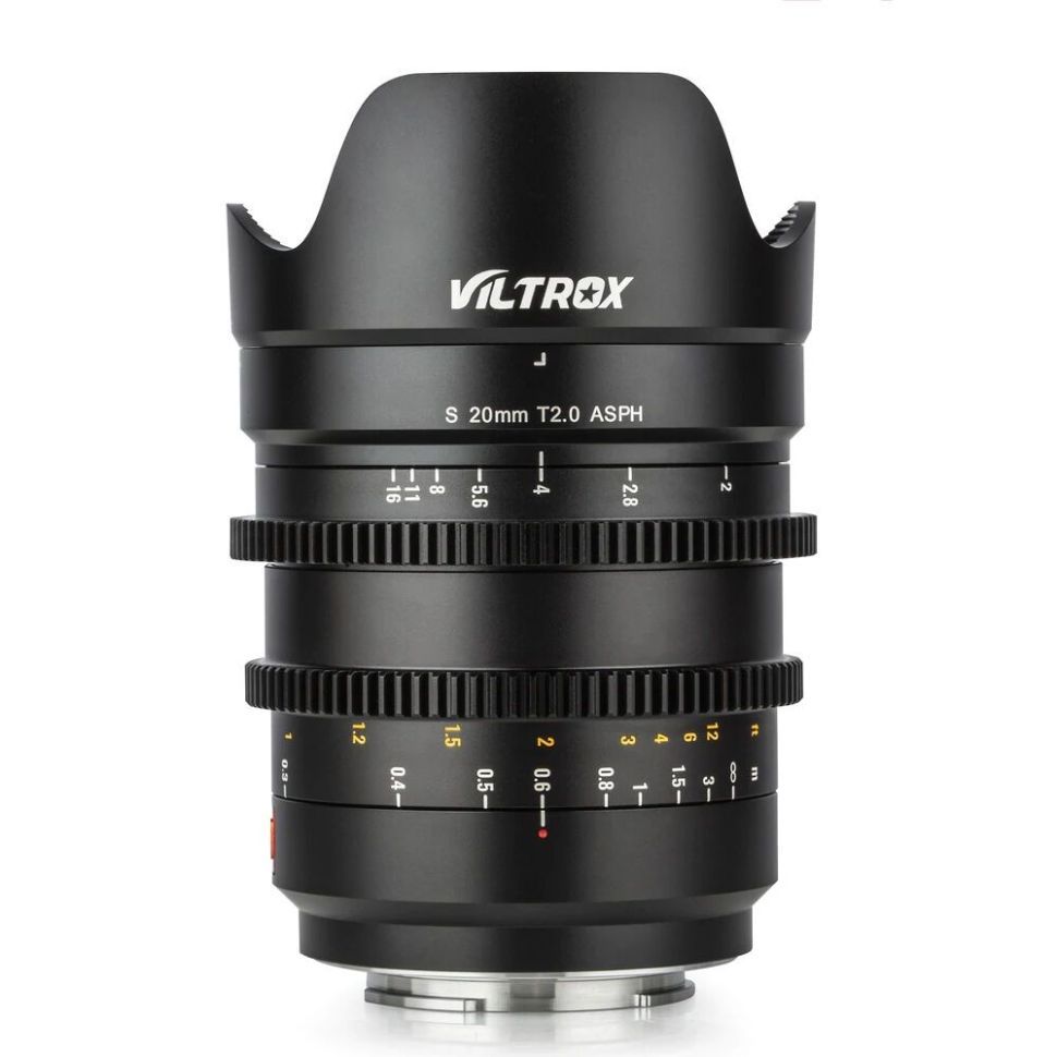 Кинообъектив Viltrox S 20mm T2.0 (байонет Sony E Full Frame)