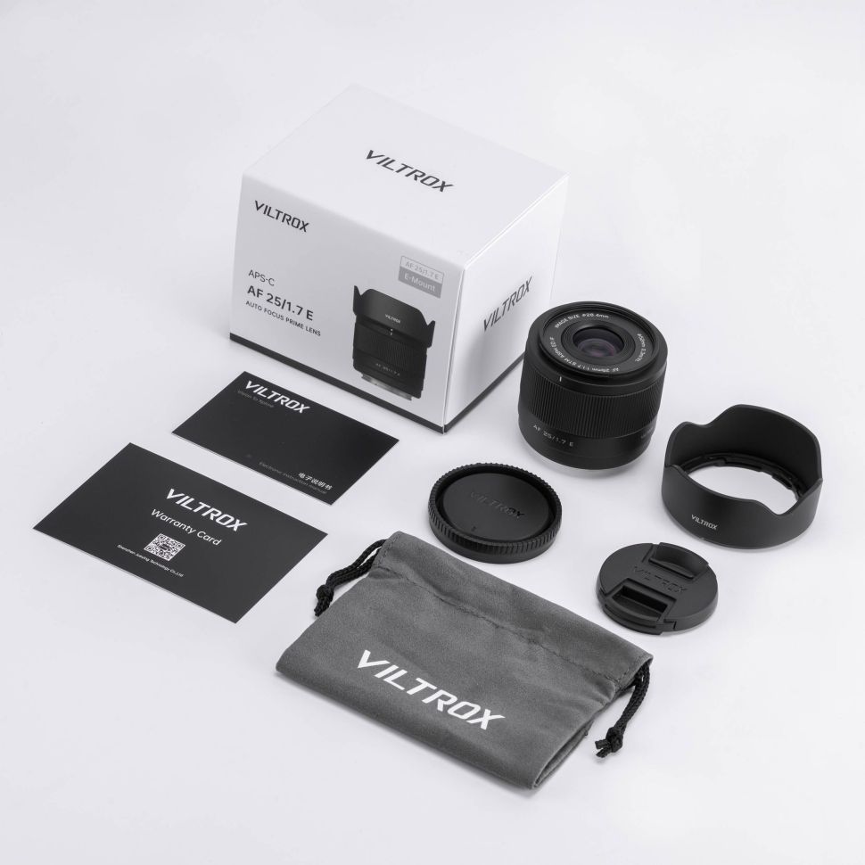 Обʼєктив Viltrox AF 25mm f/1.7 Air E для Sony E-Mount (APS-C