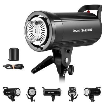 Студійний спалах Godox SK400II-V зі світлодіодним пілотним світлом