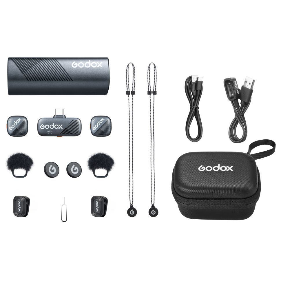 Радио микрофонн Godox Cube-SC Kit2 Type-C для 2 человек. Цена 4