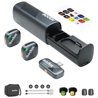 Беспроводная микрофонная система Godox Cube-SC Type-C для 2 человек