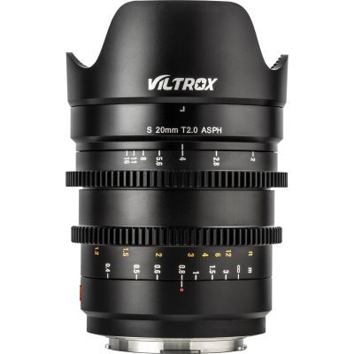 Кинообъектив Viltrox S 20mm T2.0 (байонет Panasonic/Leica L-Mount Full Frame)