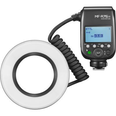 Кольцевая макровспышка Godox MF-R76N TTL для Nikon