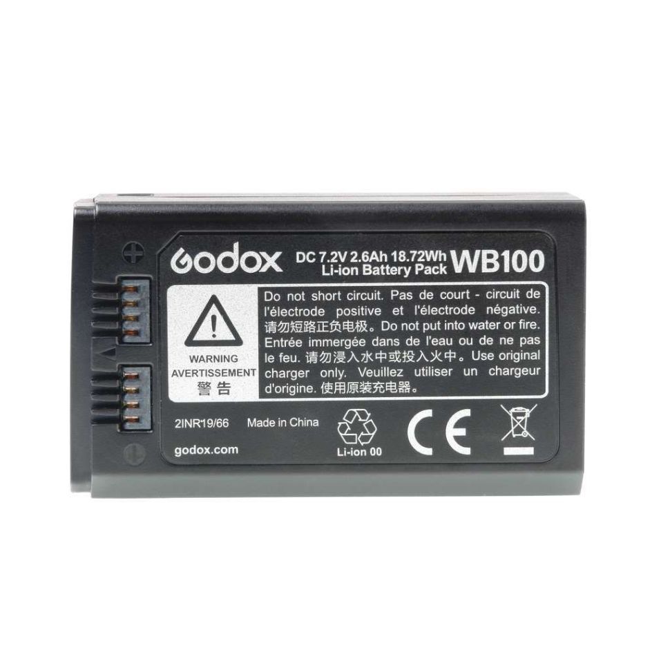 Аккумулятор Godox WB100 для вспышки AD100Pro