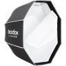 Софтбокс Октагон 60см Godox UL-BOX-OCTA-60 з парасольковим механізмом та кріпленням Bowens