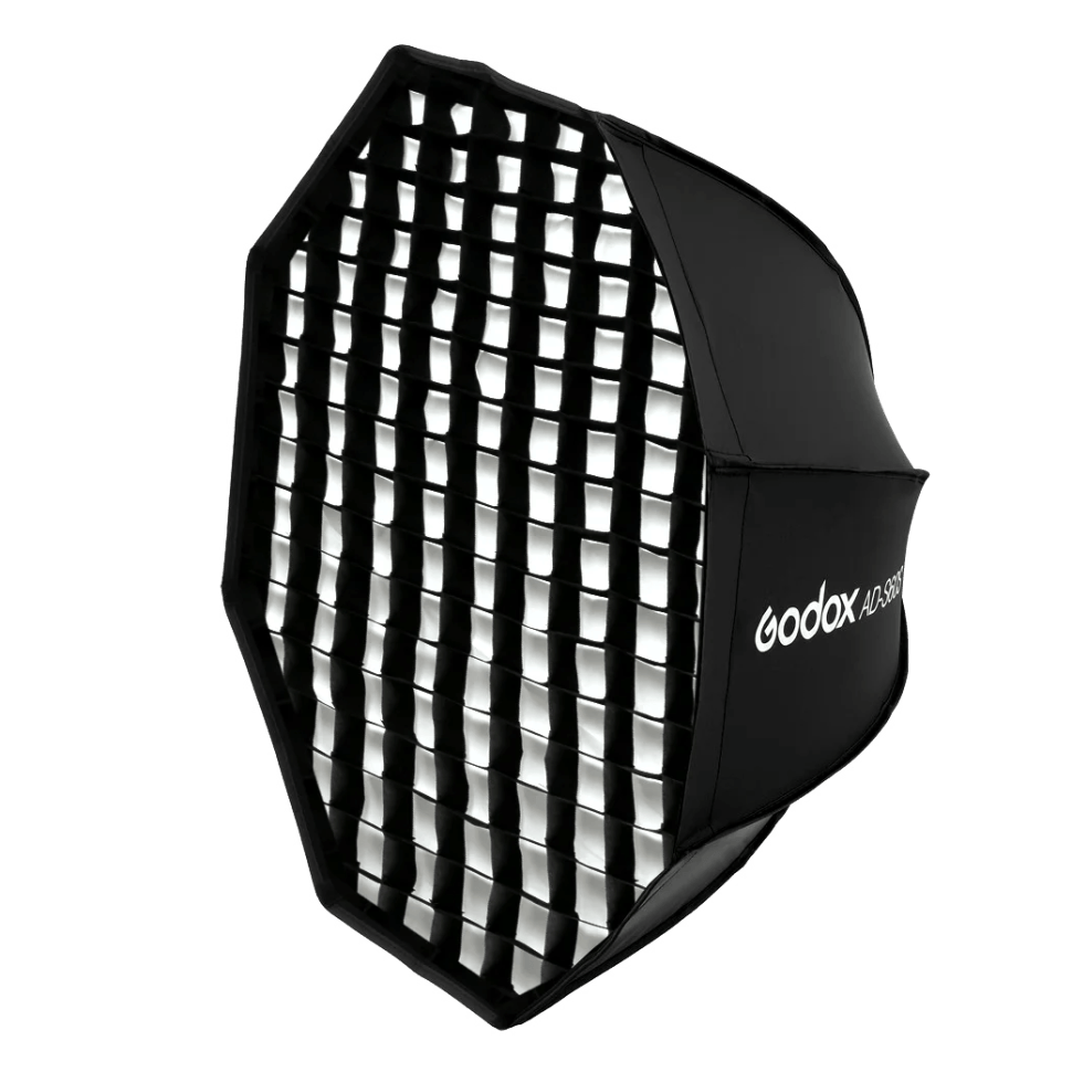 Софтбокс Параболический с Сотами Godox AD-S60S 60см для AD300PRO серебро