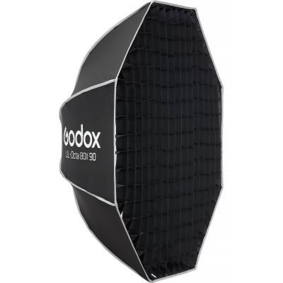 Софтбокс Октагон 90см Godox UL-BOX-OCTA-90 з парасольковим механізмом та кріпленням Bowens