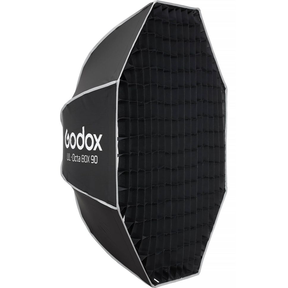 Софтбокс Октагон 90см Godox UL-BOX-OCTA-90 с зонтичным механизмом и креплением Bowens