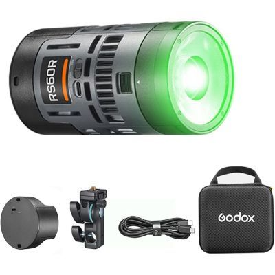 Видеосвет Godox RS60R Мультицветный RGB/Bi-Color с аккумулятором в комплекте