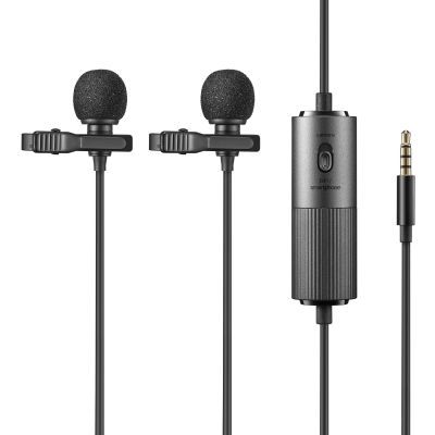 Подвійний всеспрямований петличний мікрофон Godox LMD-40C