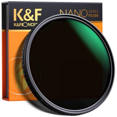 Переменный ND фильтр 82мм ND32-ND512 No X Spot Cross-wire K&F Concept