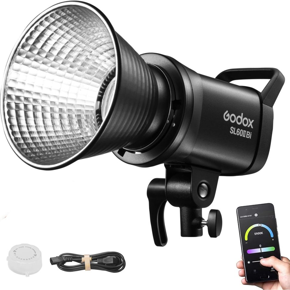 Бі-колор LED-моноблок Godox SL60II Bi з байонетом Bowens