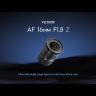 Обʼєктив Viltrox AF 16mm f/1.8 Z для Nikon Z