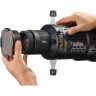 Проекционная Насадка Godox BFP для студийных фотовспышек Bowens
