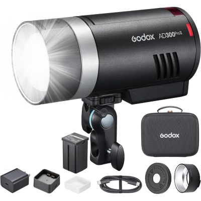 Вспышка Godox AD300Pro II Студийная Аккумуляторная