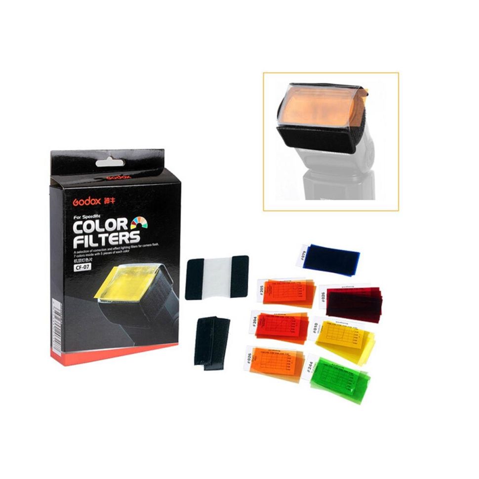 Набор 7 цветных фильтров Godox CF-07