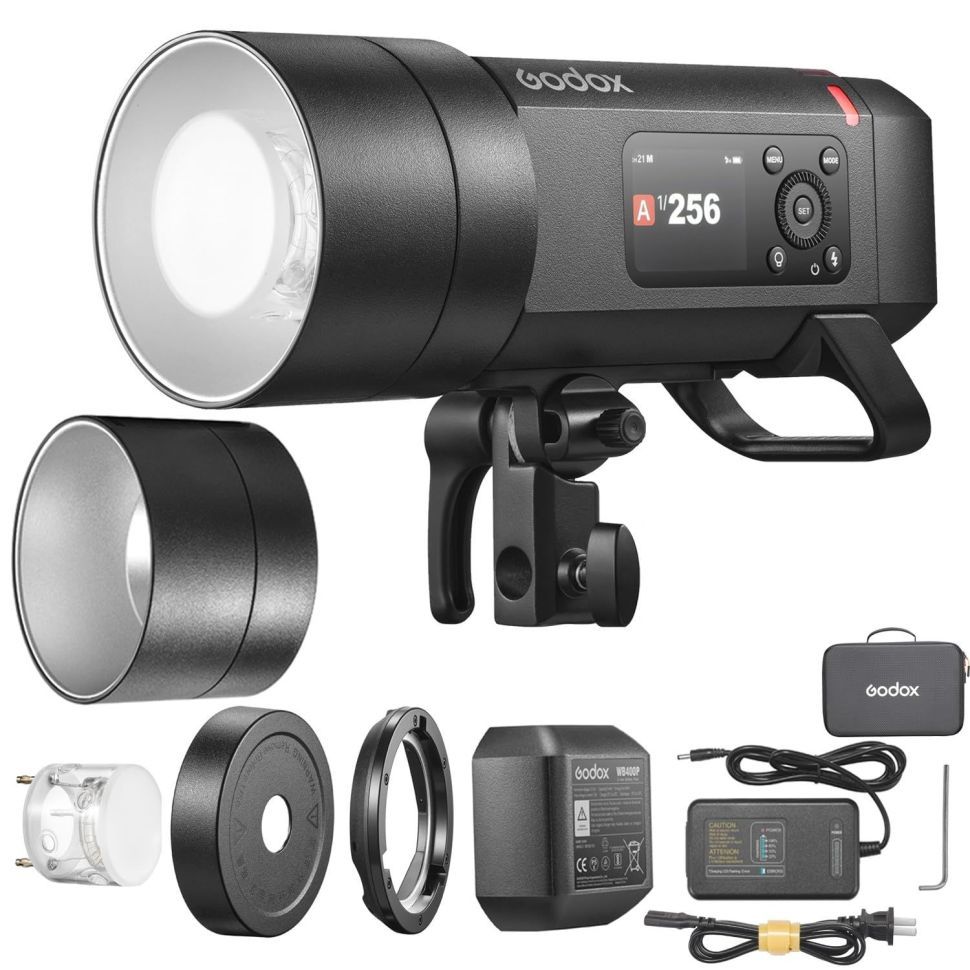 Спалах Godox AD400Pro II Студійний Акумуляторний 400Дж