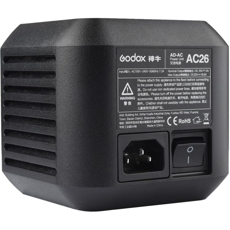 GODOX AD600Pro＋AC-26 その1 Блок Живлення Godox AC-26 для AD600PRO — купити в Києві, Україна