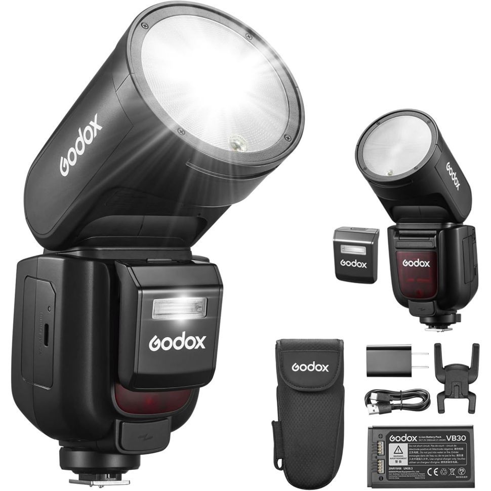 Вспышка Накамерная Godox V1Pro-C для Canon