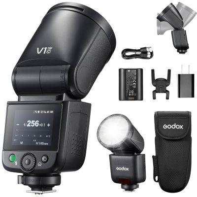 Вспышка Накамерная Godox V1 mid C для Canon