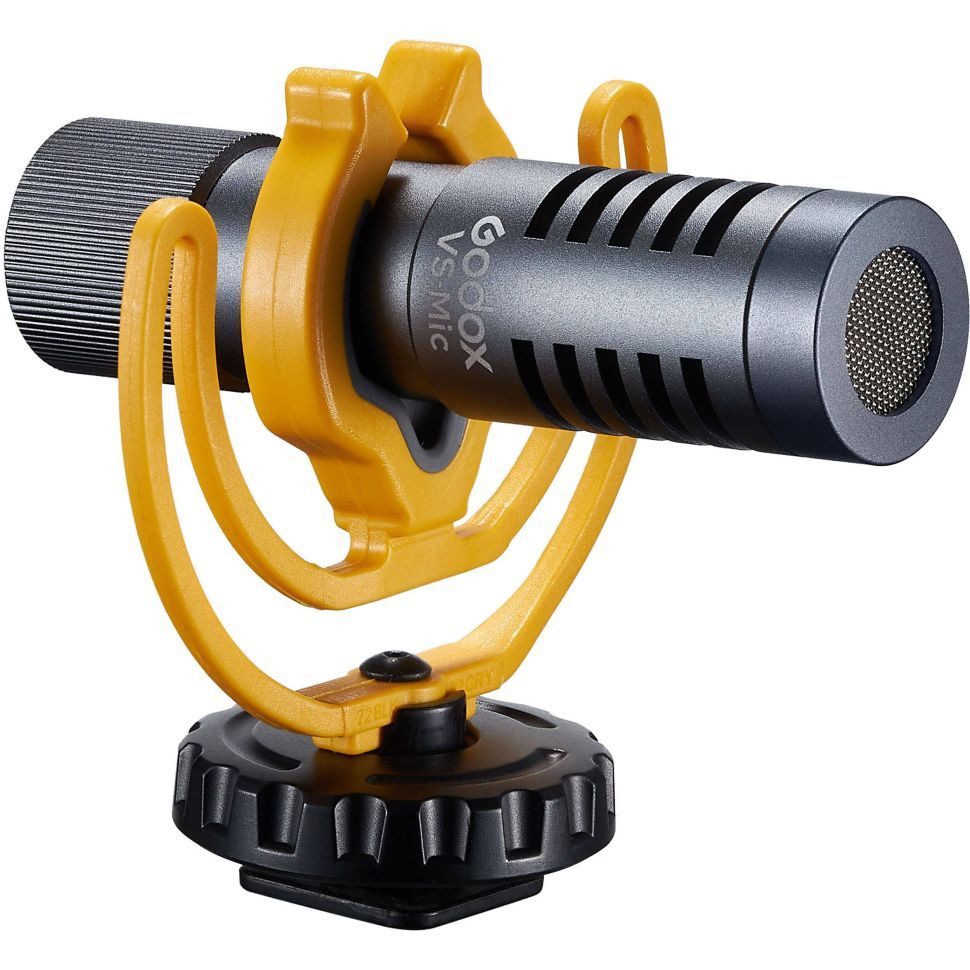 Компактный направленный микрофон Godox VS-Mic с креплением на камеру