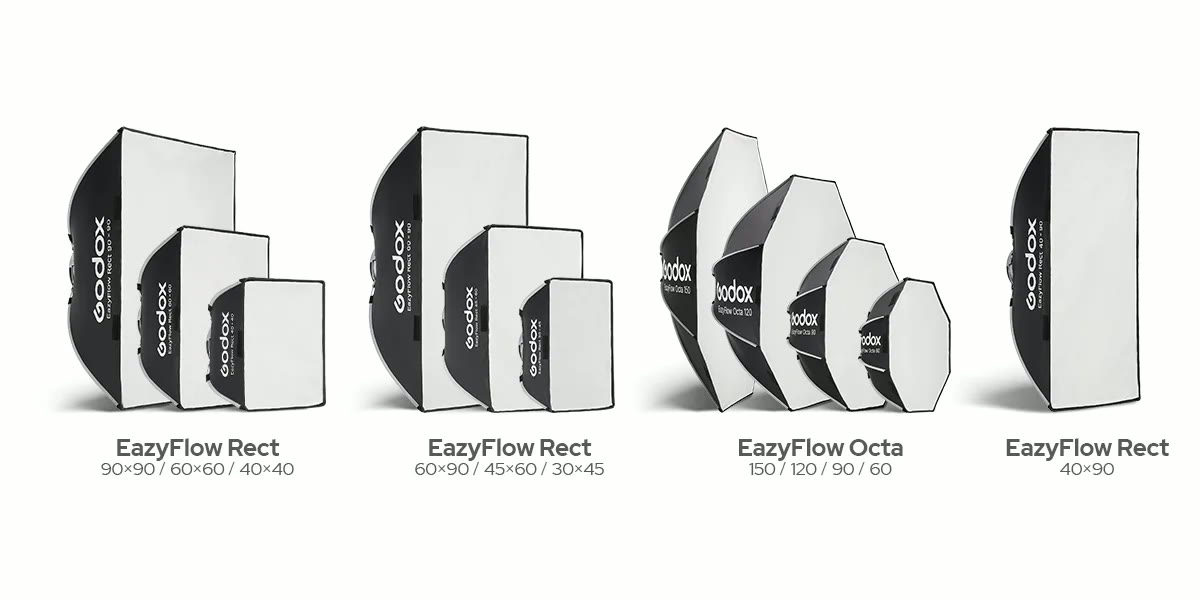 Линейка складных софтбоксов Godox EazyFlow