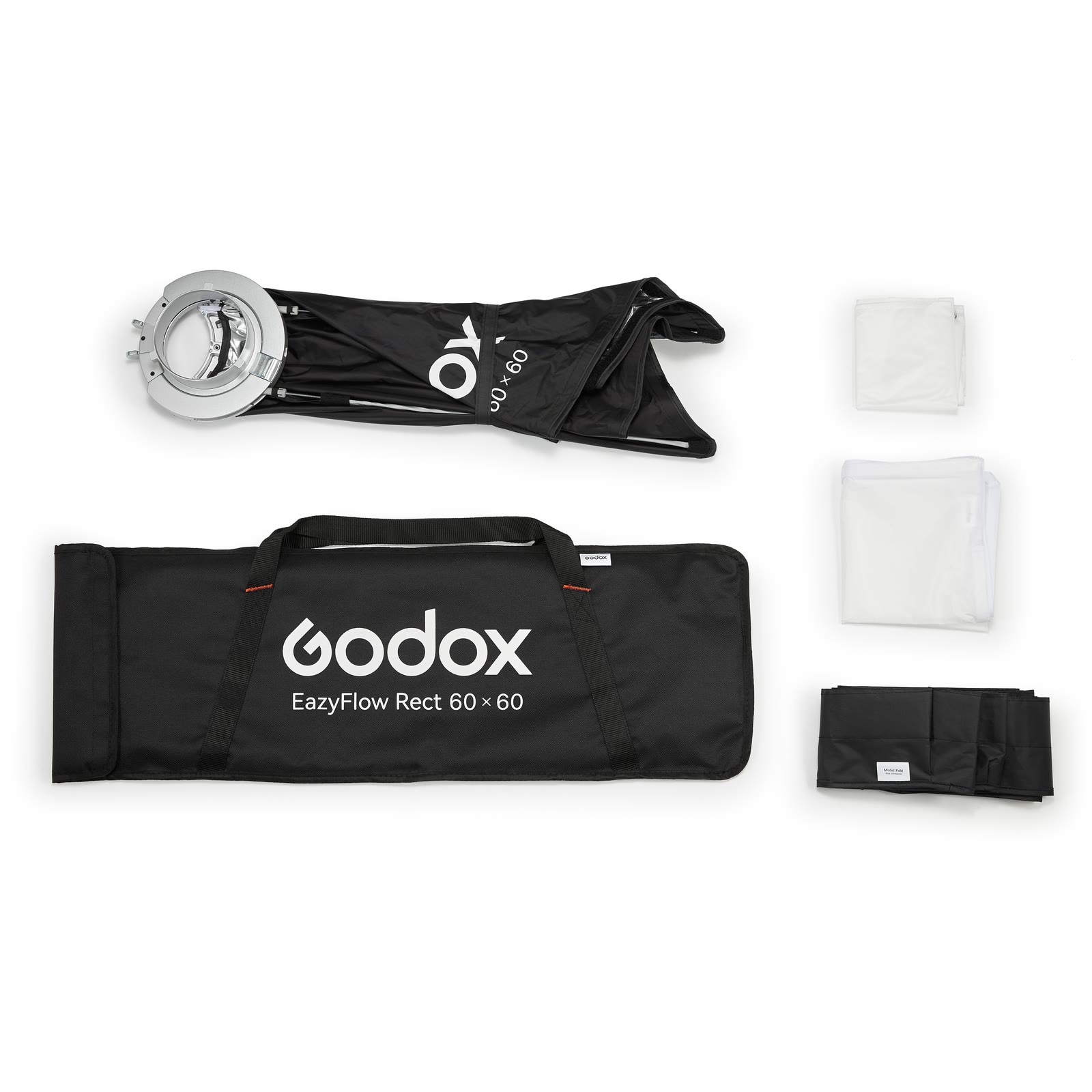 Godox EazyFlow Rect 60×60 — комплект: софтбокс, диффузоры, решётка, сумка
